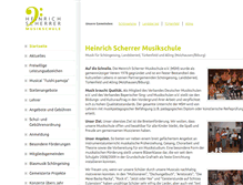 Tablet Screenshot of heinrich-scherrer-musikschule.de